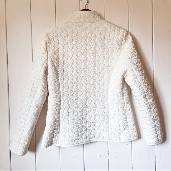 giacca White quilted Jacket. Size Medium. - Picture 6 of 8